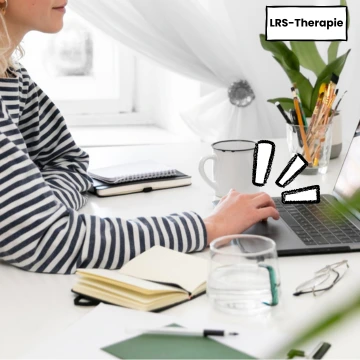 Frau im home office